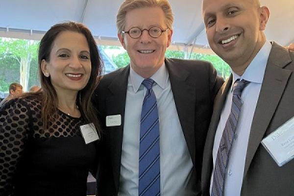 Svati Shah, President Price, and Rana Gupta