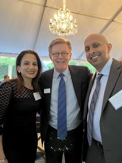 Svati Shah, President Price, and Rana Gupta