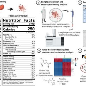 METABOLOMICS COMPARISON OF PLANT-BASED MEAT AND GRASS-FED MEAT