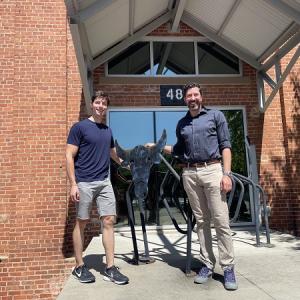 Dr. Andrew Cangelosi (left) and Dr. Adrian Epstein (right